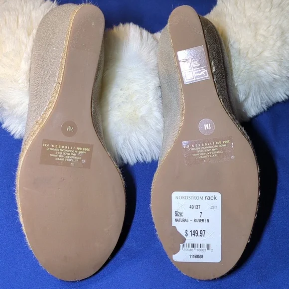 Tory Burch Jackie Espadrille Wedge Bow Peep-Toe Flats NOW ONLY $95 - Picture 7 of 9